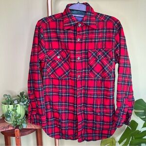 Vintage 1960’s Pendelton Button-Up Shirt 100% Wool Made in the USA